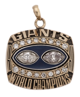 1990 NY Giants Super Bowl Champions Ring Top Pendant 